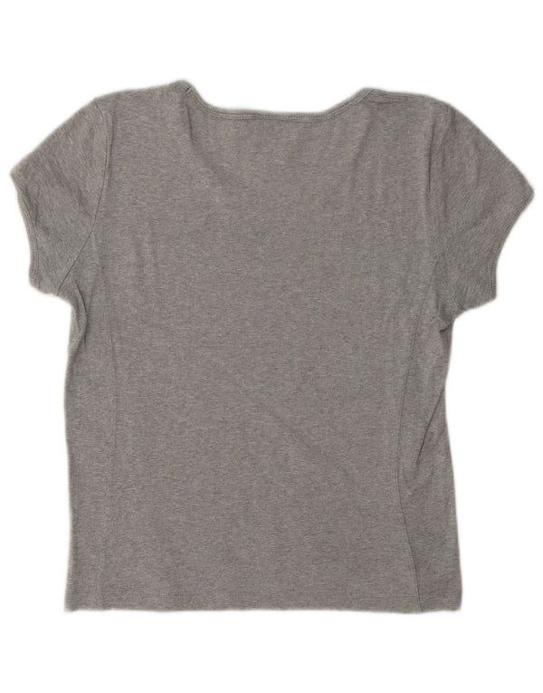 Champion Girls Heritage Classics T-Shirt Top 11-12 Years Large Grey