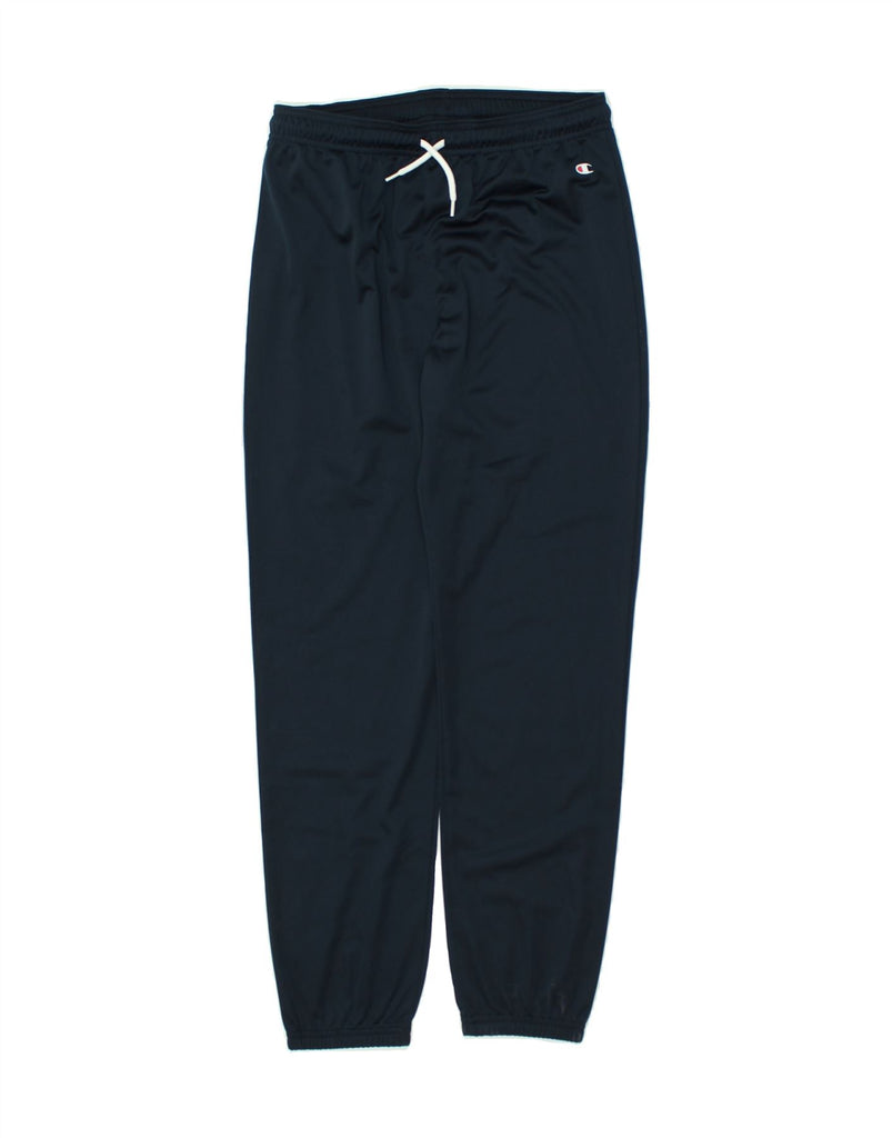 CHAMPION Boys Tracksuit Trousers Joggers 11-12 Years Large Navy Blue | Vintage Champion | Thrift | Second-Hand Champion | Used Clothing | Messina Hembry 