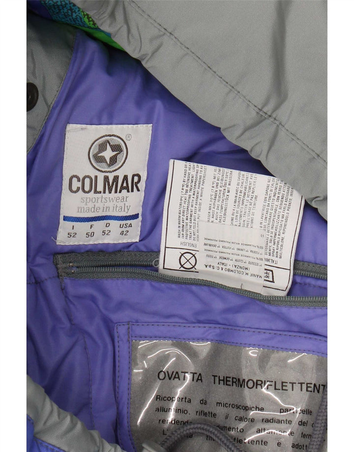 Colmar Mens Graphic Ski Jacket IT 52 Large Multicoloured Colourblock