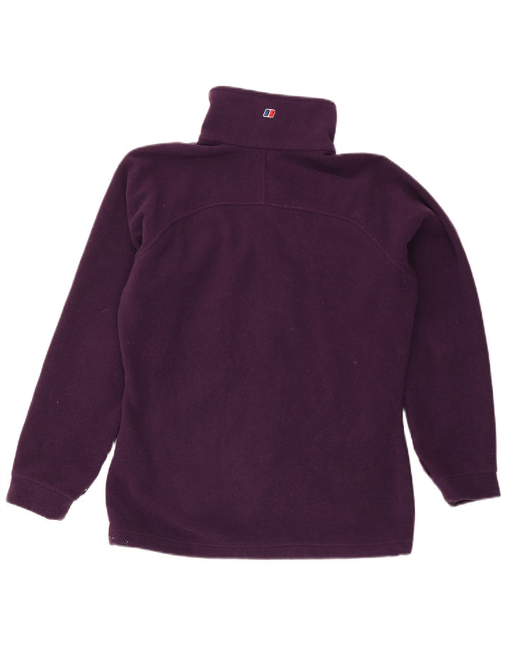 Berghaus Womens Fleece Jacket UK 12 Medium Purple Polyester