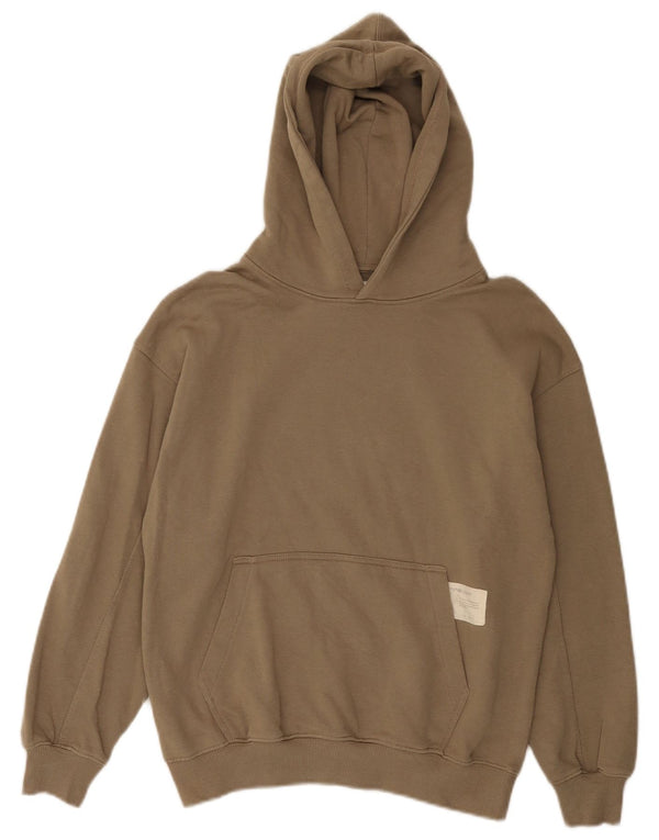 Zara Boys Hoodie Jumper 11-12 Years Brown Cotton