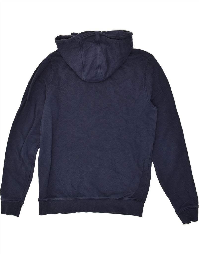 TOMMY HILFIGER Mens Regular Fit Graphic Hoodie Jumper Medium Navy Blue Vintage Tommy Hilfiger and Second-Hand Tommy Hilfiger from Messina Hembry 