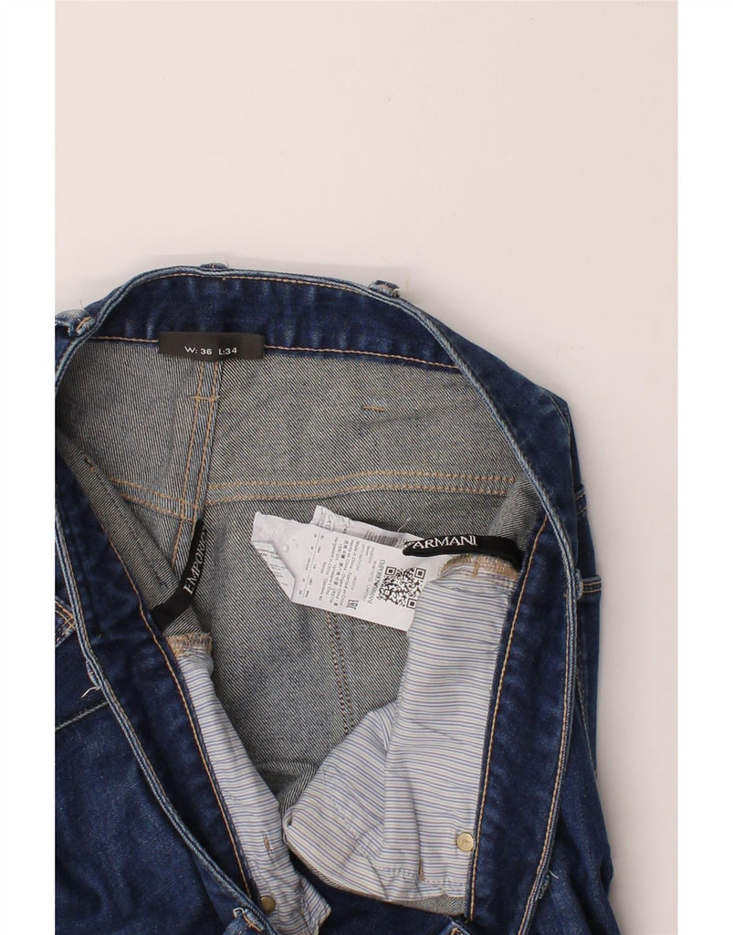 EMPORIO ARMANI Mens Slim Jeans W36 L34 Blue Cotton Vintage Emporio Armani and Second-Hand Emporio Armani from Messina Hembry 
