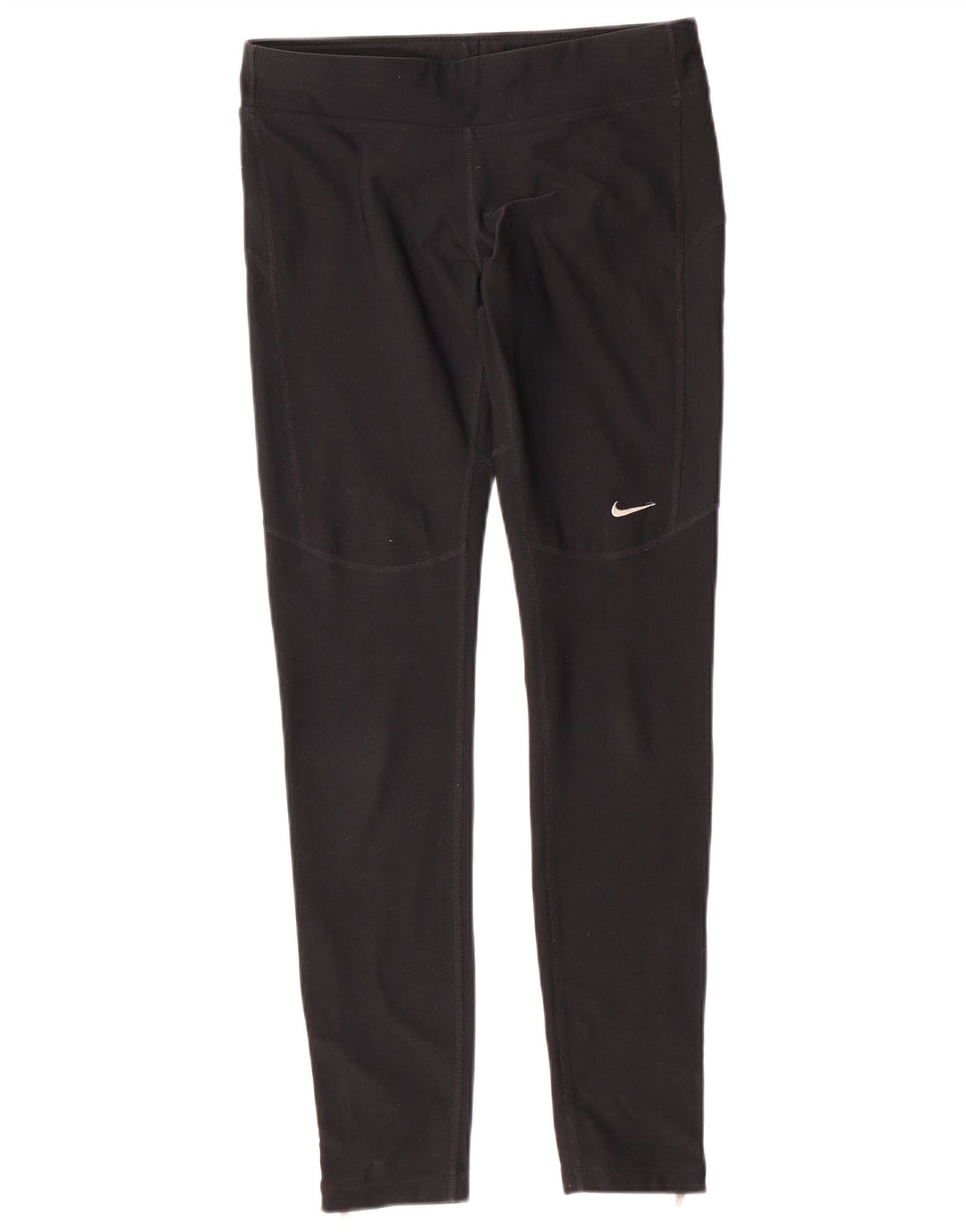 NIKE Womens Leggings UK 10 Small  Black Polyester