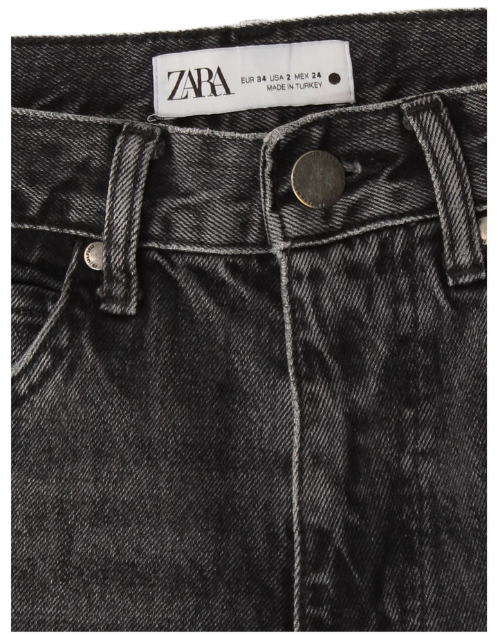Zara Womens Bootcut Jeans EU 34 2XS W24 L30 Grey