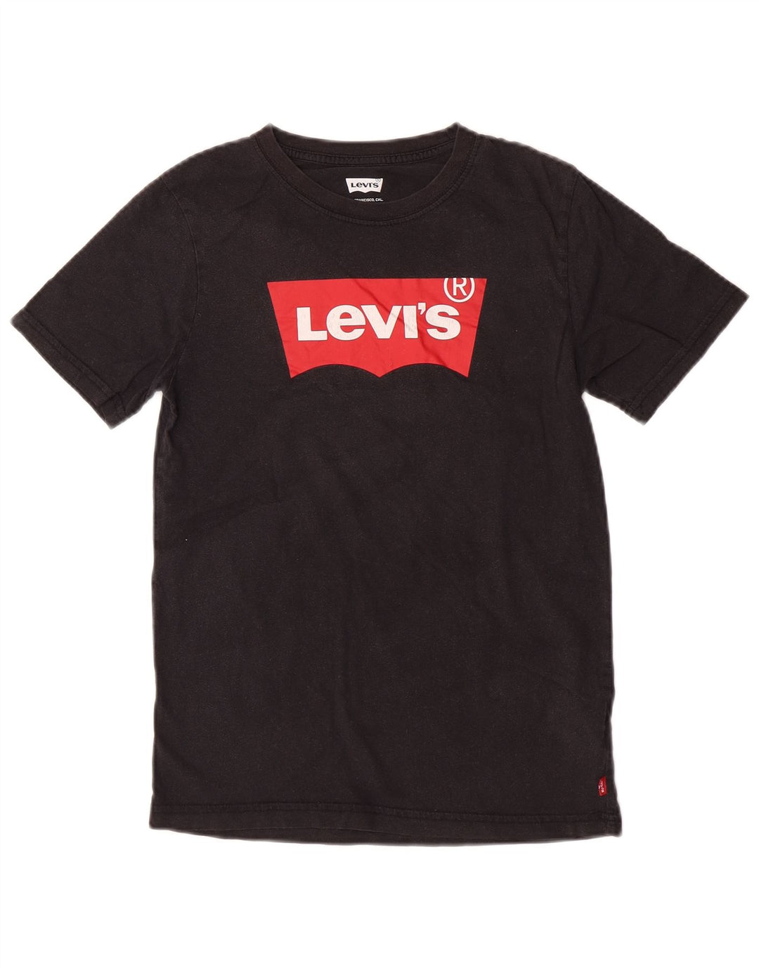 Levi's Boys Graphic T-Shirt Top 13-14 Years Black Cotton