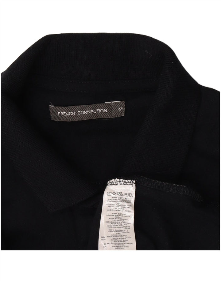 French Connection Boys Polo Shirt 13-14 Years Medium Navy Blue Cotton