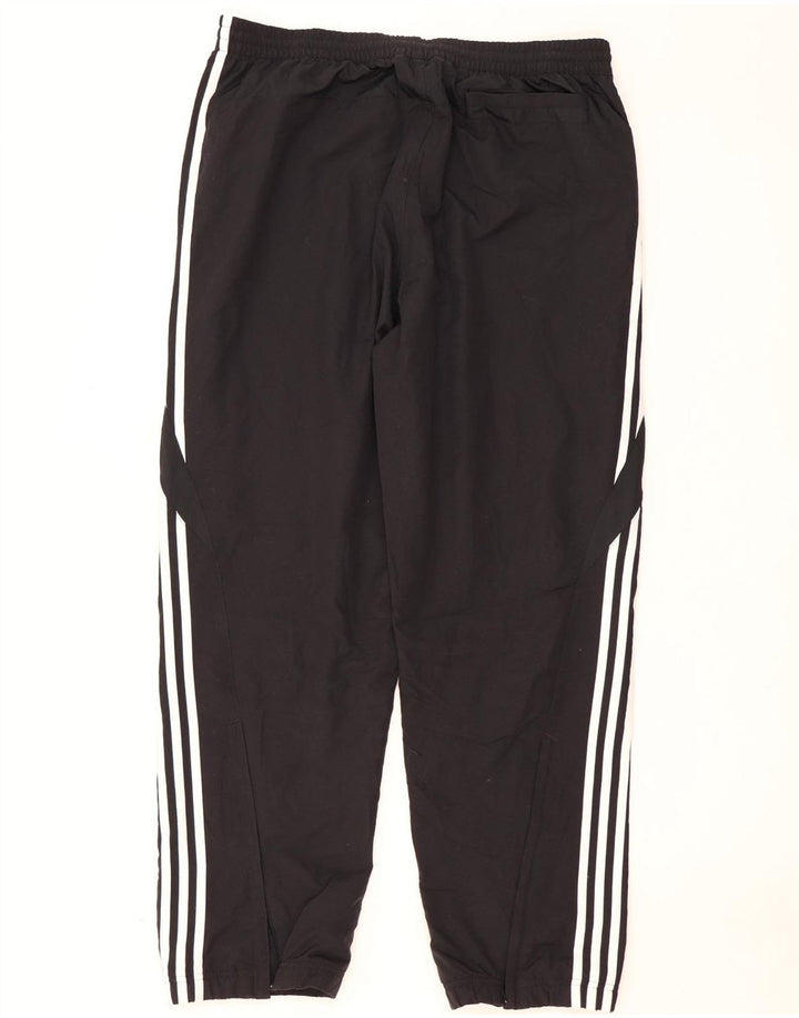 Adidas Mens Tracksuit Trousers Joggers Large  Black Polyester
