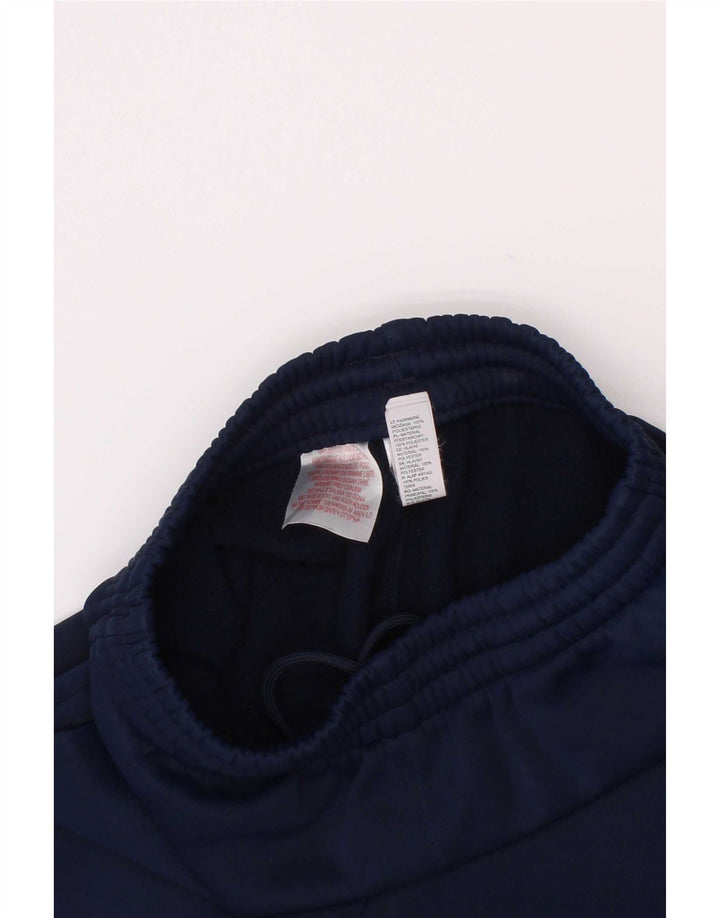 Adidas Boys Tracksuit Trousers Joggers 6-7 Years Navy Blue Polyester