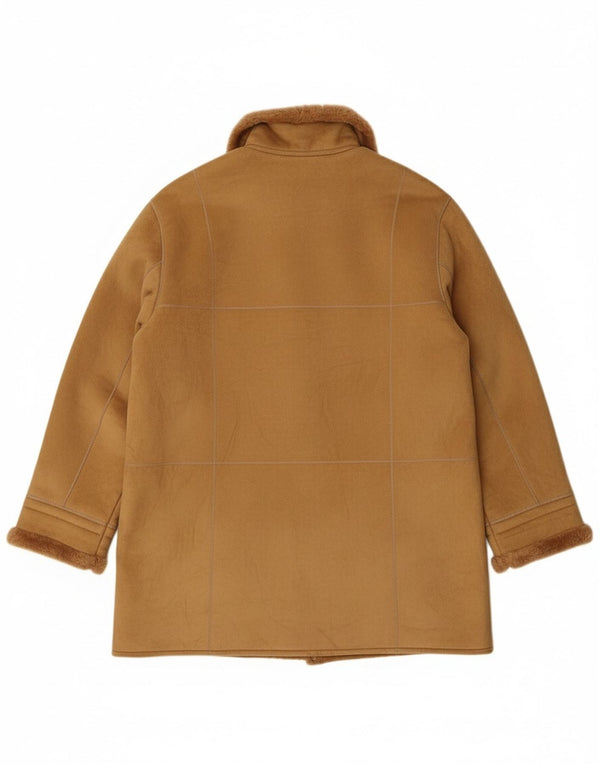 FUCHS & SCHMITT Womens Sherpa Jacket UK 14 Medium Beige Polarskin