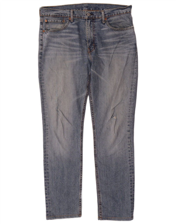 Levi's Mens 511 Slim Jeans W36 L34 Blue Cotton
