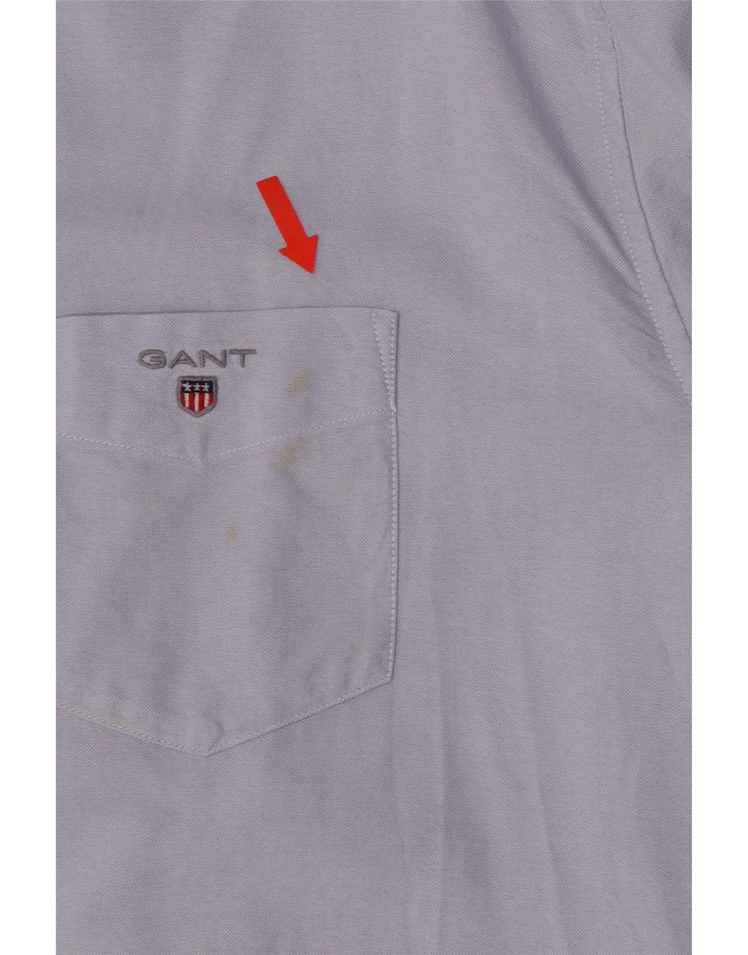 Gant Mens Regular Fit Shirt Size 17 1/2 XL Blue Cotton