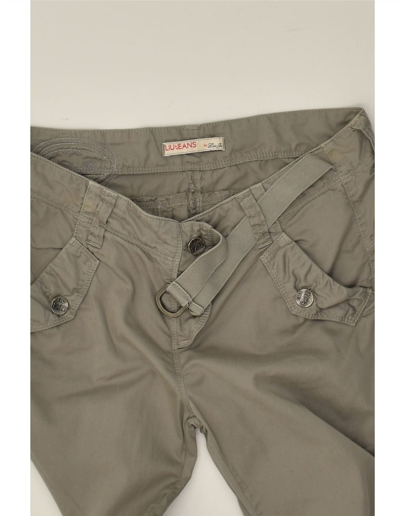 LIU JO Womens Joggers Chino Trousers W30 L30  Grey | Vintage Liu Jo | Thrift | Second-Hand Liu Jo | Used Clothing | Messina Hembry 