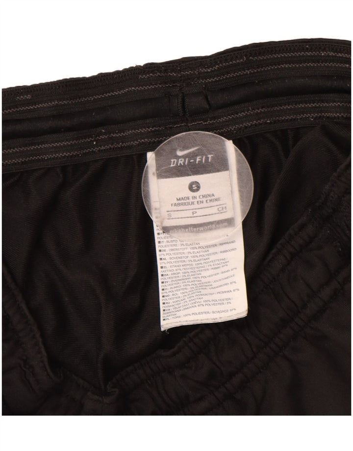 NIKE Womens Dri Fit Tracksuit Trousers UK 10 Small  Black Polyester