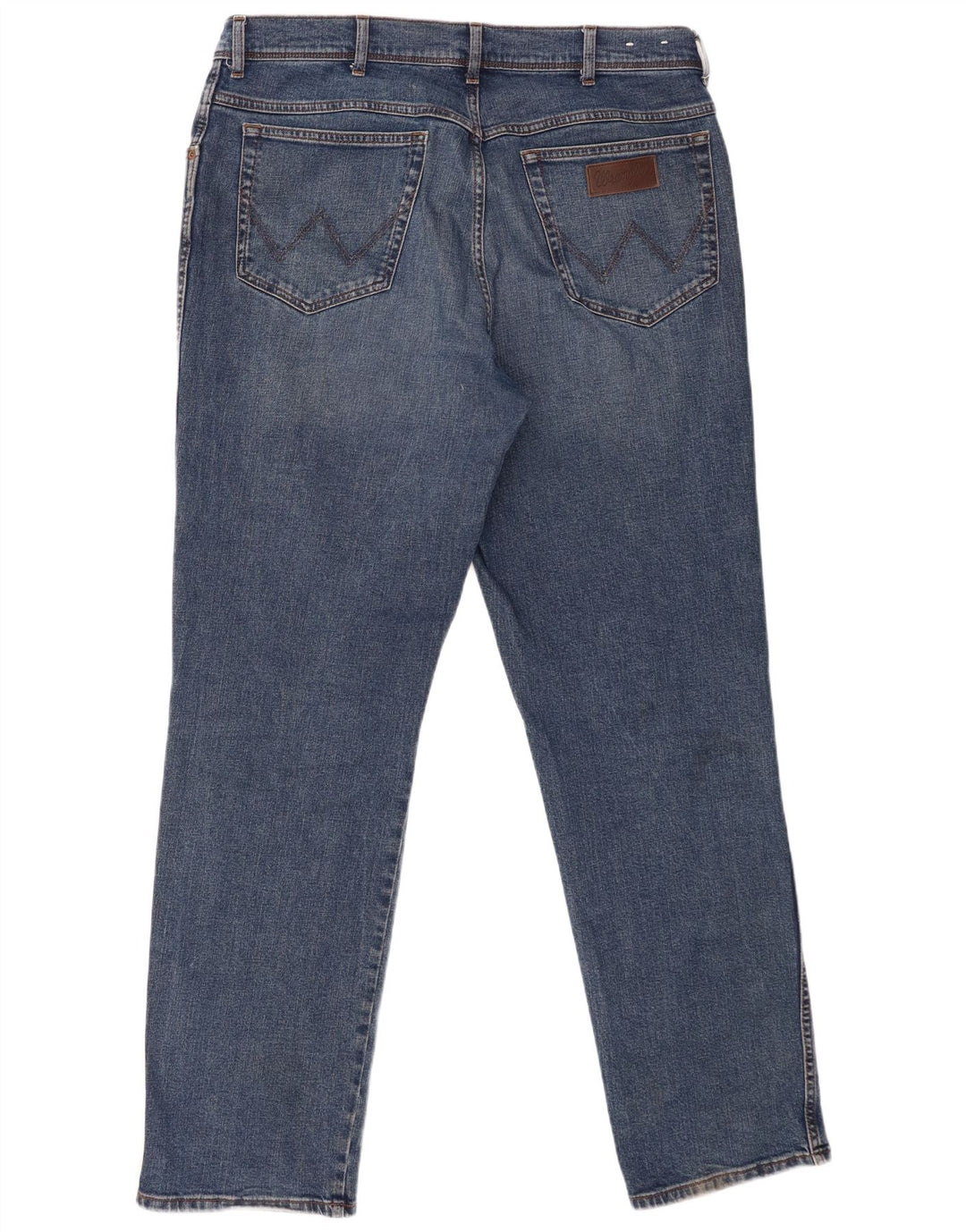 Wrangler Mens Straight Jeans W40 L34 Blue Cotton