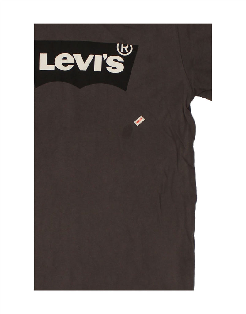 LEVI'S Mens Graphic T-Shirt Top Small Grey Cotton | Vintage Levi's | Thrift | Second-Hand Levi's | Used Clothing | Messina Hembry 