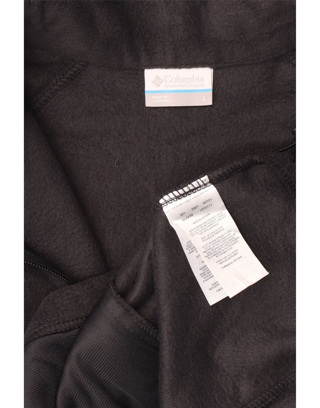 COLUMBIA Womens Fleece Jacket UK 16 Large Grey Polyester Vintage Columbia and Second-Hand Columbia from Messina Hembry 