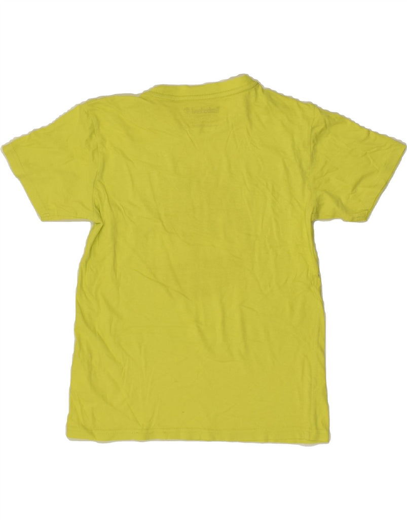 TIMBERLAND Boys Graphic T-Shirt Top 10-11 Years Medium Yellow Cotton | Vintage Timberland | Thrift | Second-Hand Timberland | Used Clothing | Messina Hembry 