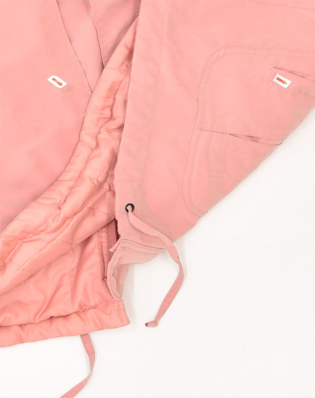 VINTAGE Womens Oversized Windbreaker Jacket IT 46 Large Pink Viscose | Vintage Vintage | Thrift | Second-Hand Vintage | Used Clothing | Messina Hembry 