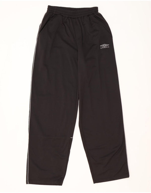 Umbro Mens Graphic Tracksuit Trousers Medium  Black Polyester