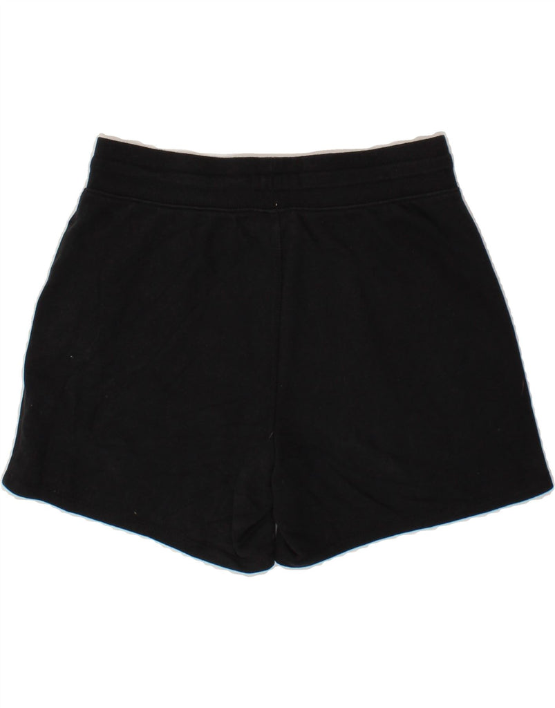 CHAMPION Womens Sport Shorts UK 10 Small  Black Cotton Vintage Champion and Second-Hand Champion from Messina Hembry 