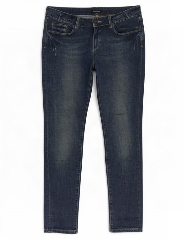 Massimo Dutti Mens Skinny Jeans Size 31 W31 L34 Navy Blue Cotton