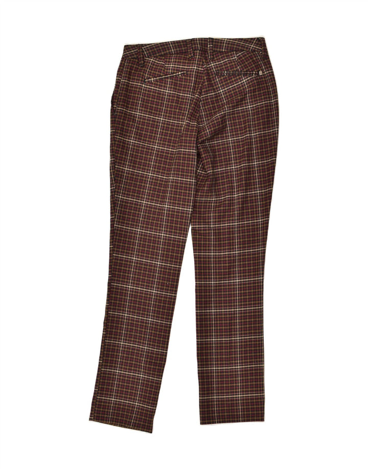 CONTE OF FLORENCE Womens Slim Chino Trousers EU 40 Medium W28 L29 Brown | Vintage Conte of Florence | Thrift | Second-Hand Conte of Florence | Used Clothing | Messina Hembry 
