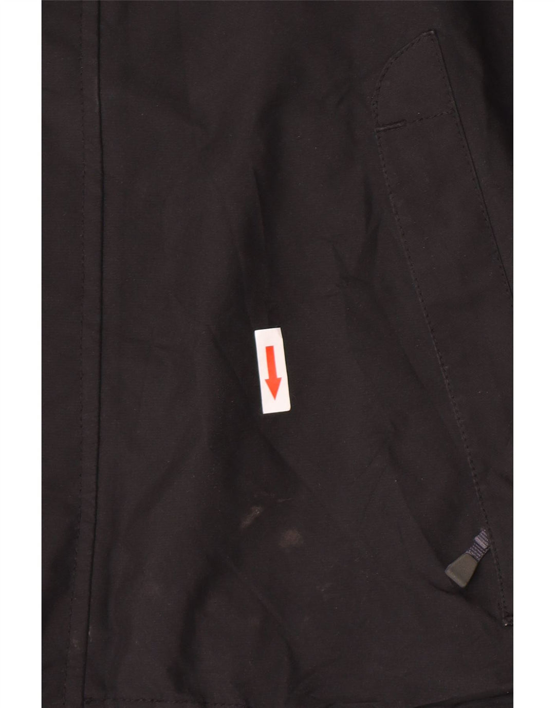 Helly Hansen Boys Windbreaker Jacket 11-12 Years Black Polyester