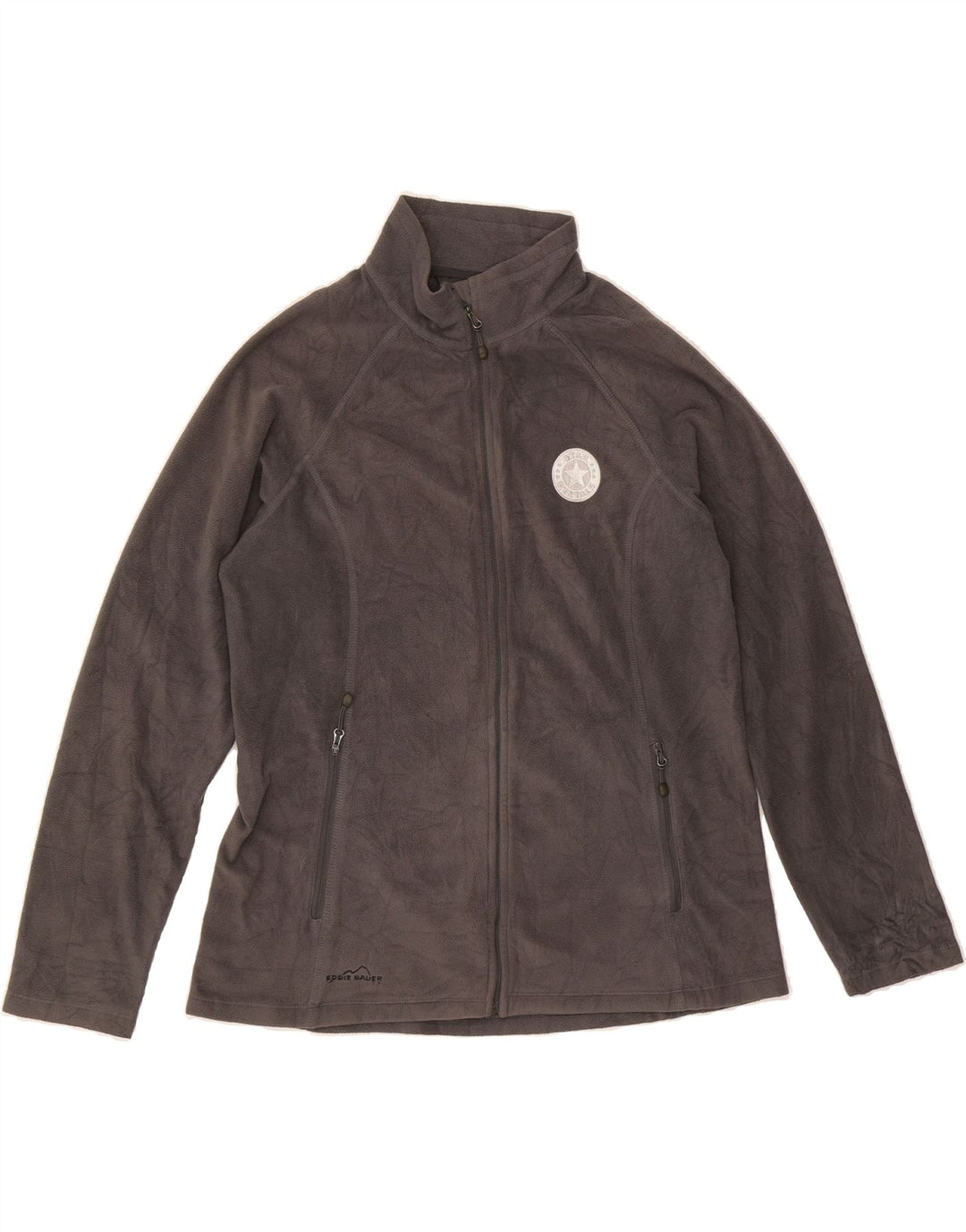 EDDIE BAUER Womens Fleece Jacket UK 18 XL Grey Polyester Vintage Eddie Bauer and Second-Hand Eddie Bauer from Messina Hembry 
