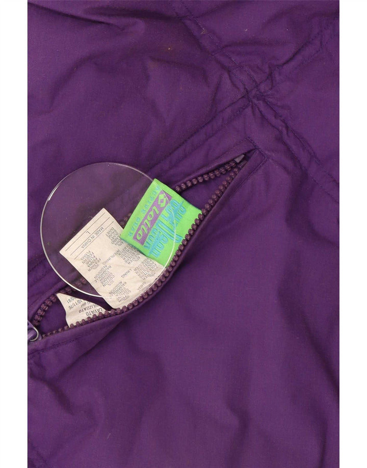 Lotto Mens Reversible Padded Gilet UK 40 Large Purple Polyester