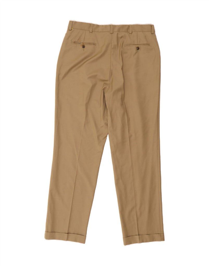 NAUTICA Mens Pegged Suit Trousers W36 L34 Beige Wool Vintage Nautica and Second-Hand Nautica from Messina Hembry 
