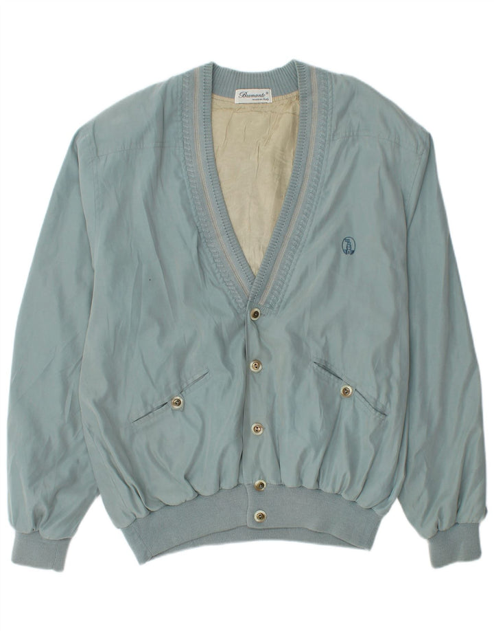 Bramante Mens Bomber Jacket UK 38 Medium Blue
