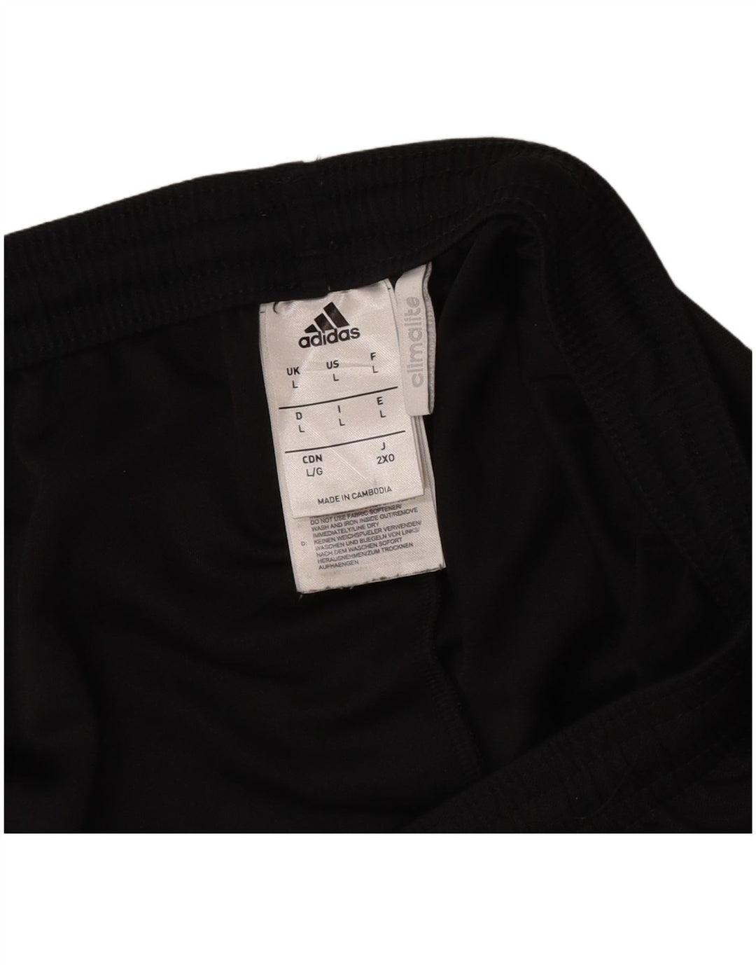 Adidas Mens Climalite Sport Shorts Large Black Polyester