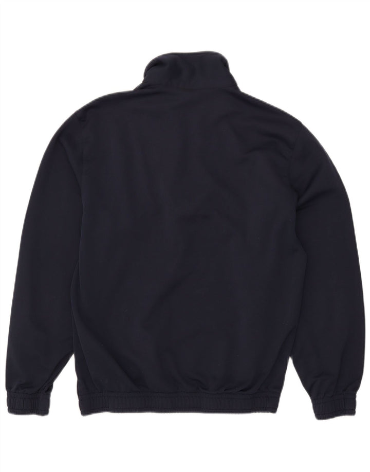 Lotto Mens Zip Neck Sweatshirt Jumper Medium Navy Blue