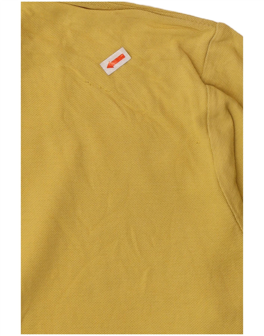 MARLBORO CLASSICS Mens Country Classic Polo Shirt Medium Yellow Cotton