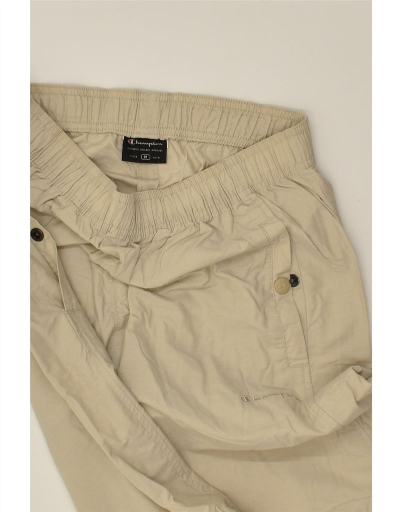 CHAMPION Mens Tracksuit Trousers Medium Beige | Vintage Champion | Thrift | Second-Hand Champion | Used Clothing | Messina Hembry 