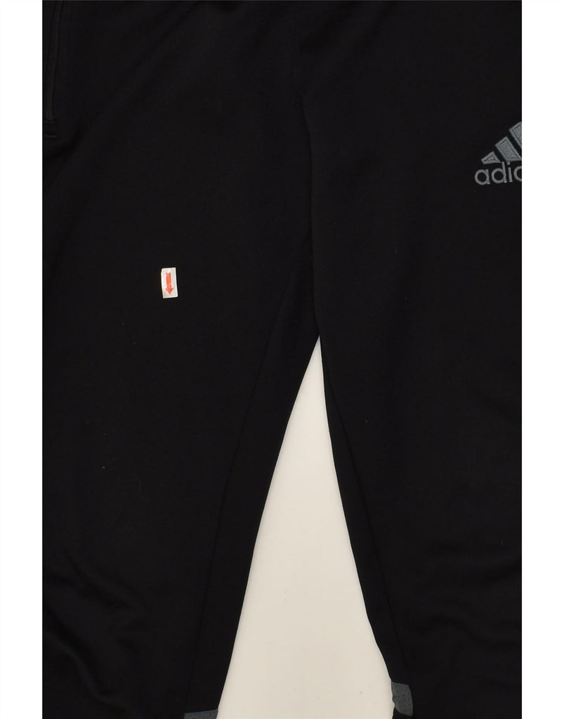 ADIDAS Boys Climacool Tracksuit Trousers 13-14 Years XL Black Polyester | Vintage Adidas | Thrift | Second-Hand Adidas | Used Clothing | Messina Hembry 