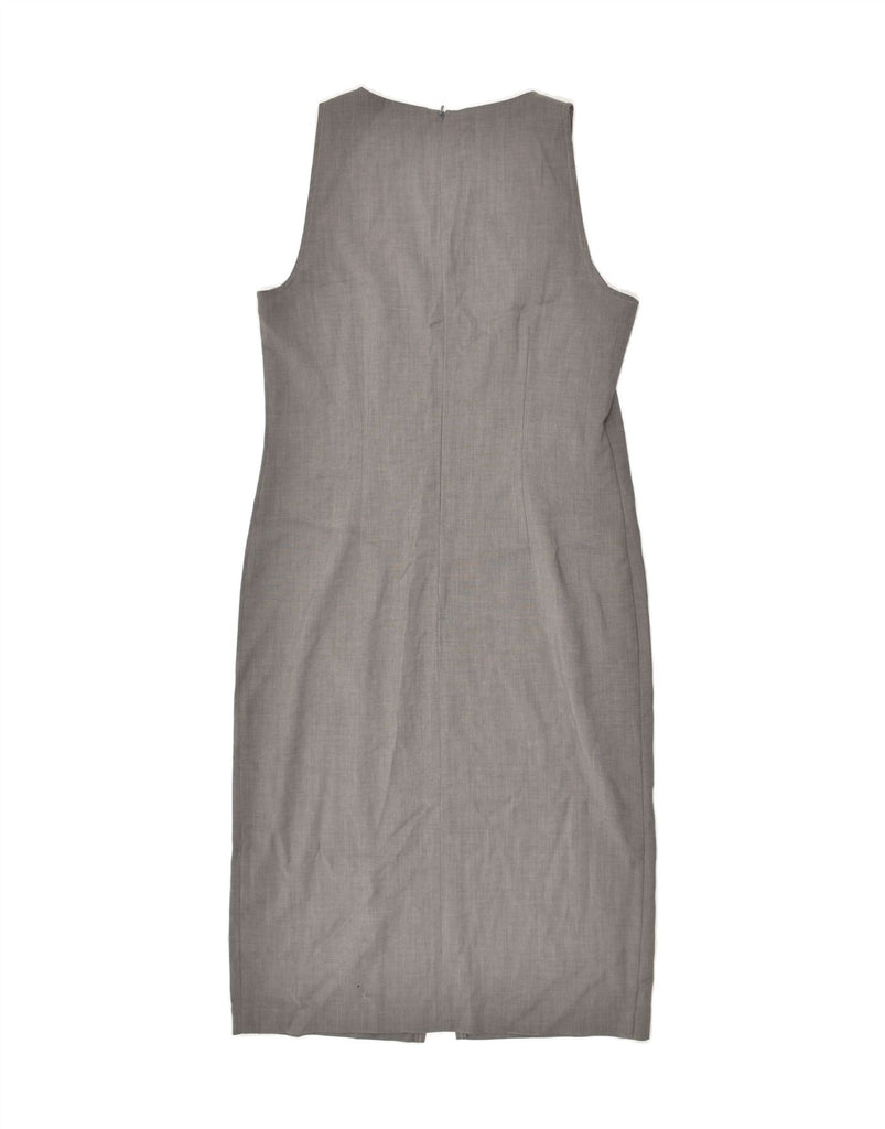 ELISA LANDRI Womens Sleeveless Basic Dress UK 12 Medium Grey | Vintage Elisa Landri | Thrift | Second-Hand Elisa Landri | Used Clothing | Messina Hembry 