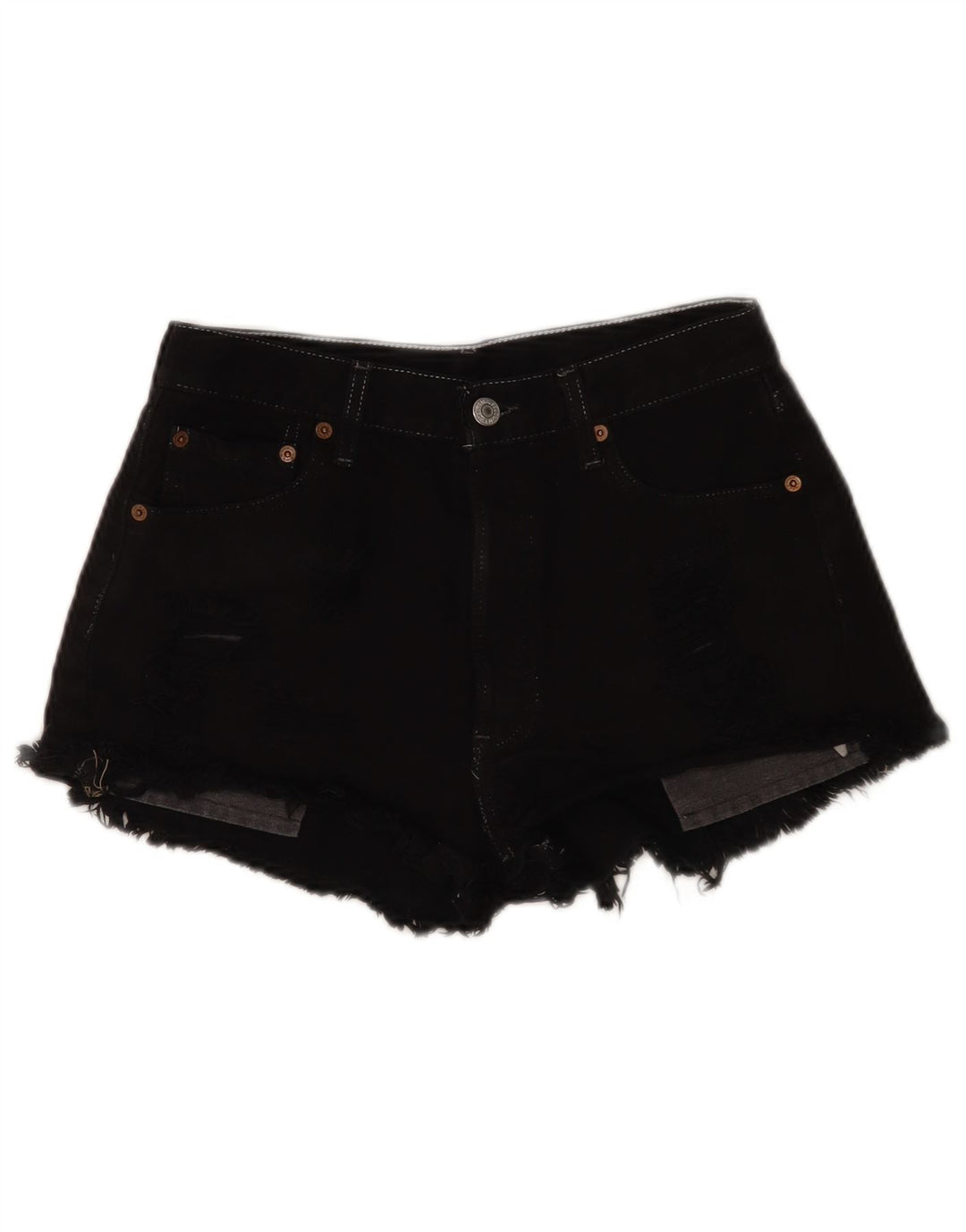 Levi's Womens Denim Shorts W28 Medium Black