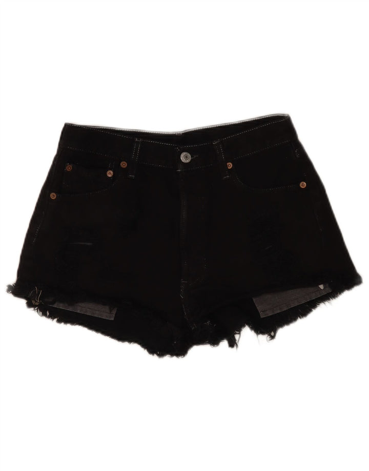 Levi's Womens Denim Shorts W28 Medium Black
