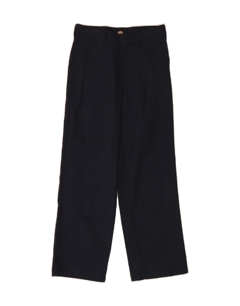 DICKIES Boys Straight Chino Trousers 11-12 Years W26 L27 Navy Blue Vintage Dickies and Second-Hand Dickies from Messina Hembry 
