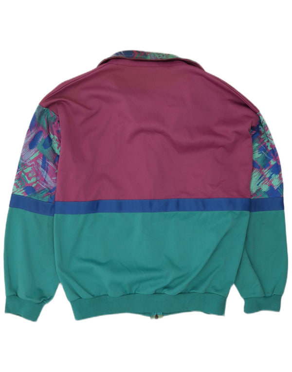 Gazelle Mens Tracksuit Top Jacket Medium Multicoloured Colourblock