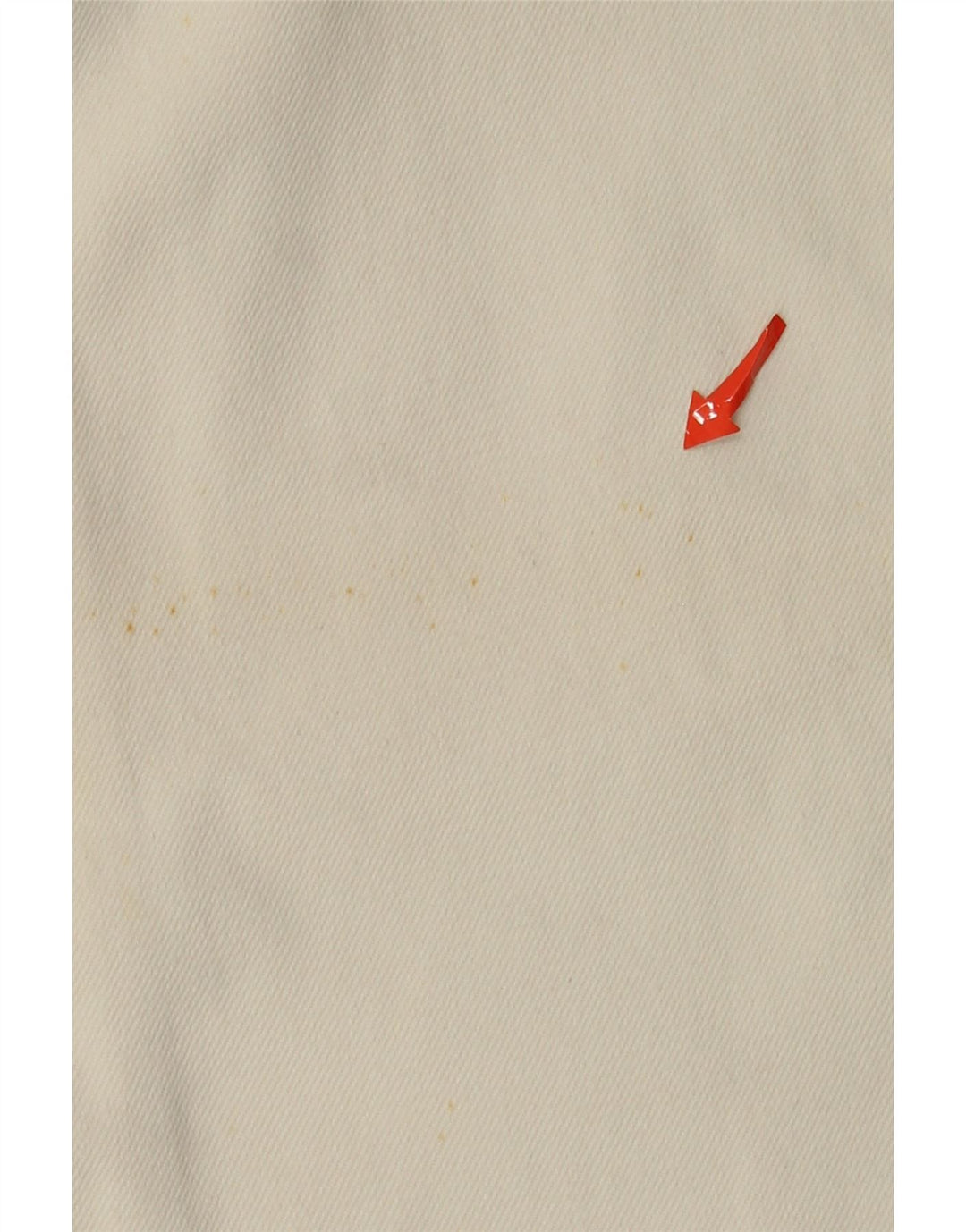 Mash Mens Tapered Jeans IT 48 Medium W32 L33 White Cotton