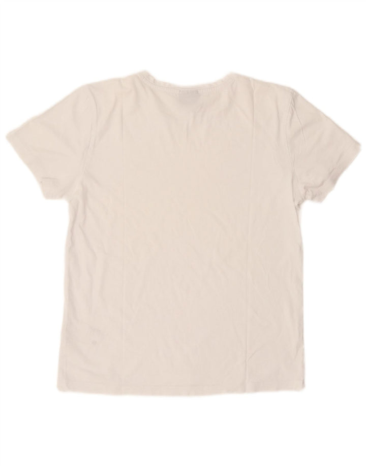 Hugo Boss Mens Slim Fit T-Shirt Top Medium White Cotton