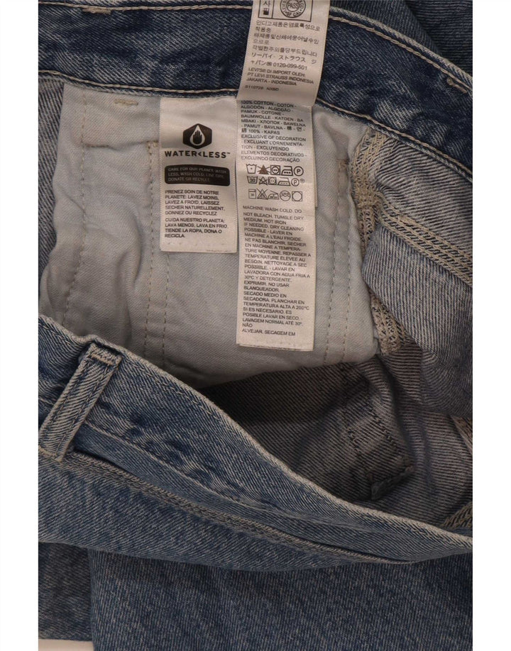 Levi's Mens Cargo Straight Jeans W29 L32 Blue Cotton