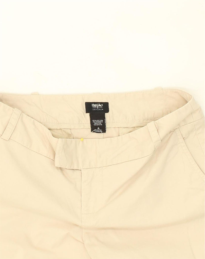 MOSSIMO Womens Chino Shorts US 4 Small W30 Beige Cotton | Vintage Mossimo | Thrift | Second-Hand Mossimo | Used Clothing | Messina Hembry 