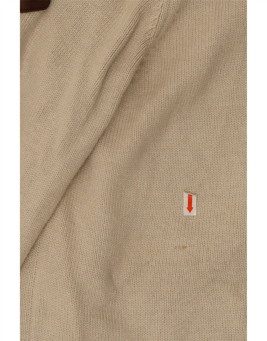 TIMBERLAND Mens Earthkeepers Regular Fit Cardigan Sweater Large Beige