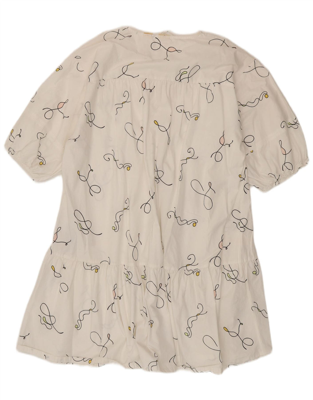 Levi's Womens Abstract Pattern Oversized Tent Dress UK 14 Medium White