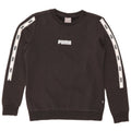 PUMA Womens Graphic Sweatshirt Jumper UK 10 Small Black
