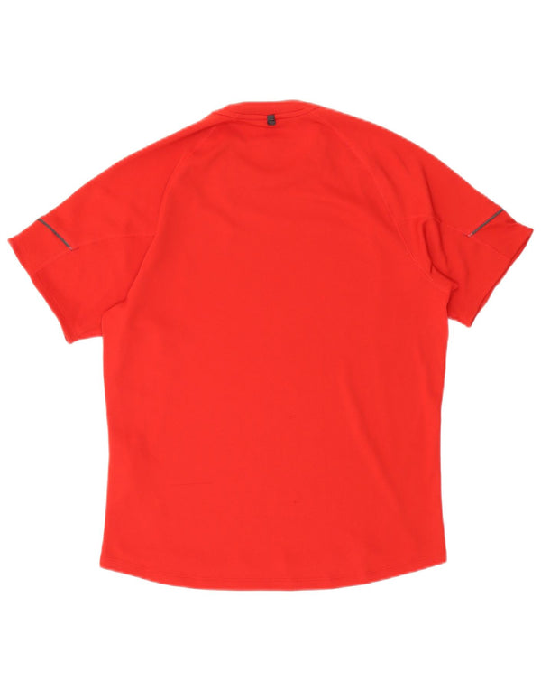 Nike Mens Dri Fit T-Shirt Top UK 34/36 Small Red Polyester